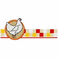 Chickens And Roosters Embroidery Design 1 Chickens And Roosters Embroidery Design 1
